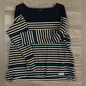 Talbots 1x cotton long sleeve top